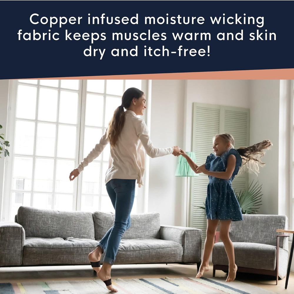 Copper Compression Arch Support packaged in box for easy shopping