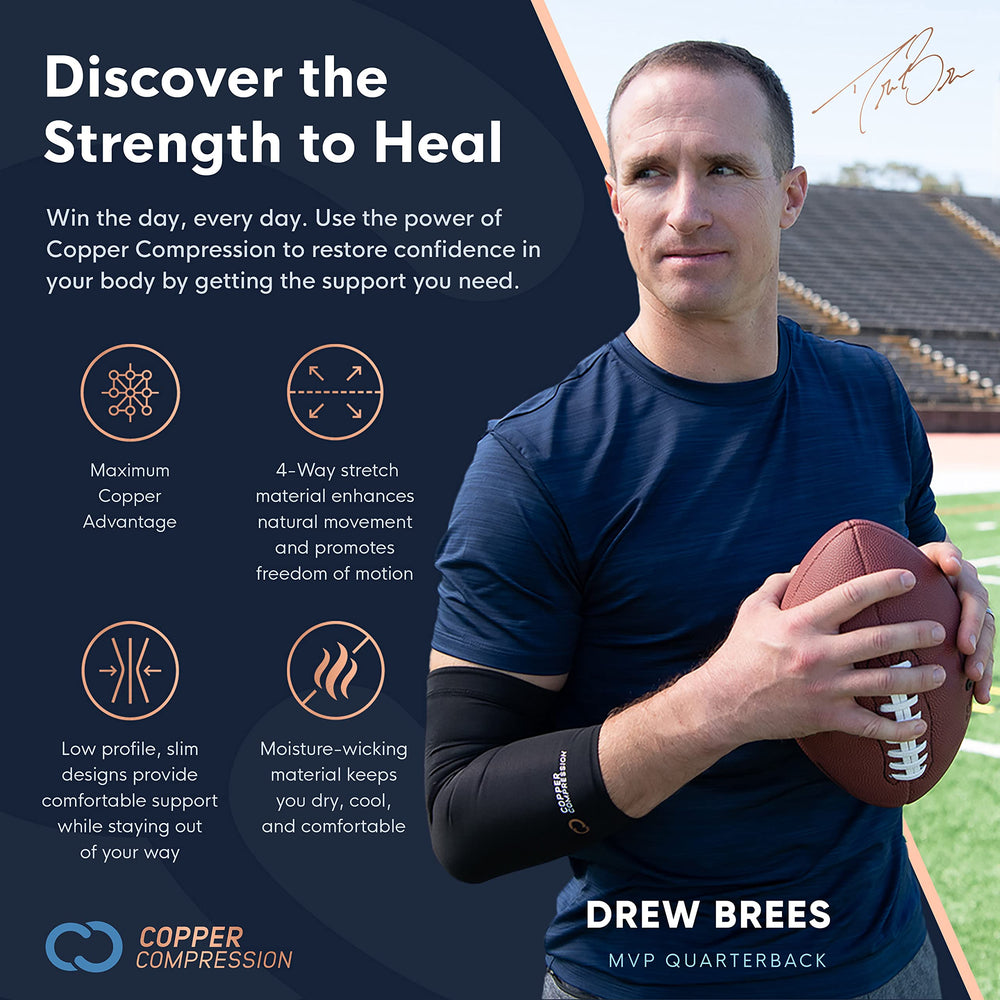 Copper Compression Metatarsal Pads have a low-profile fit under sneakers.