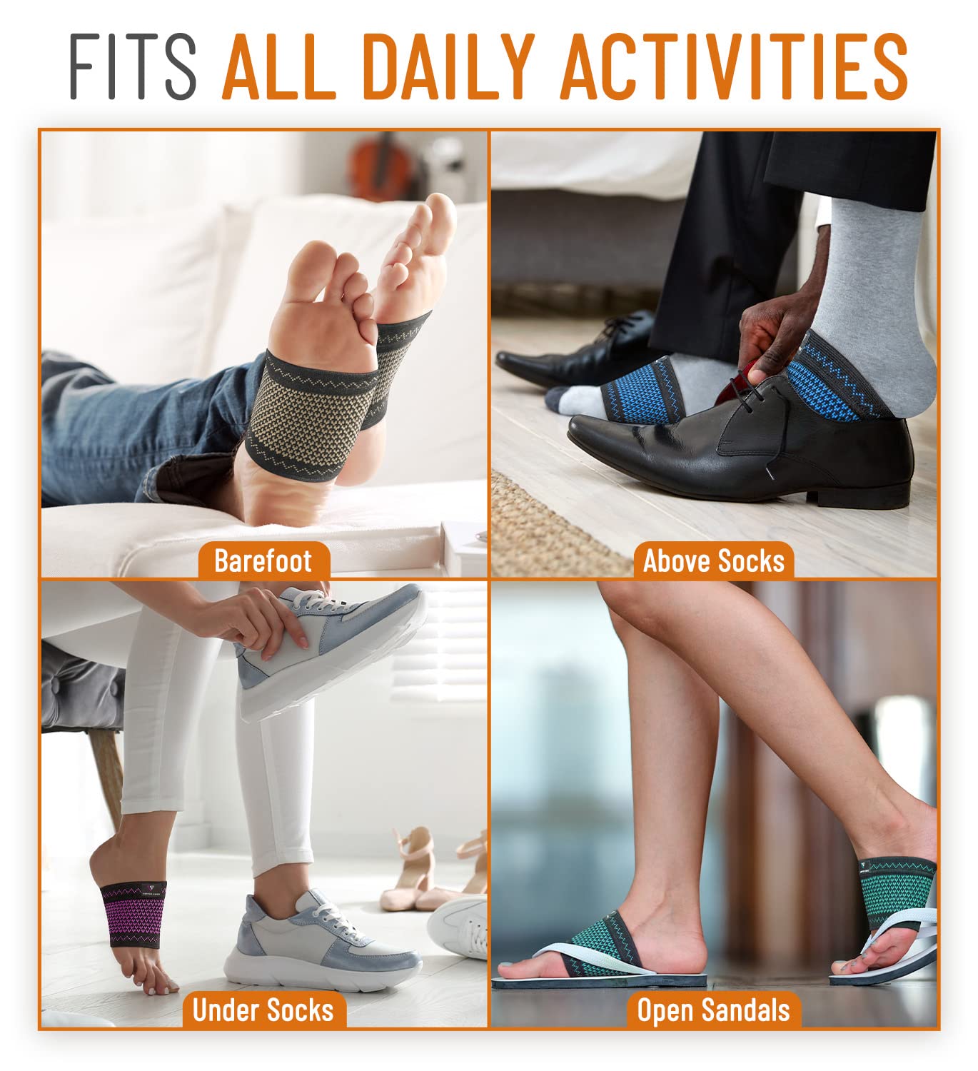 Copper Edge arch-support packaged as a convenient two-pack.