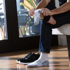 Copper Fit Arch Relief Plus Wrap built-in orthotic in a sleek design.