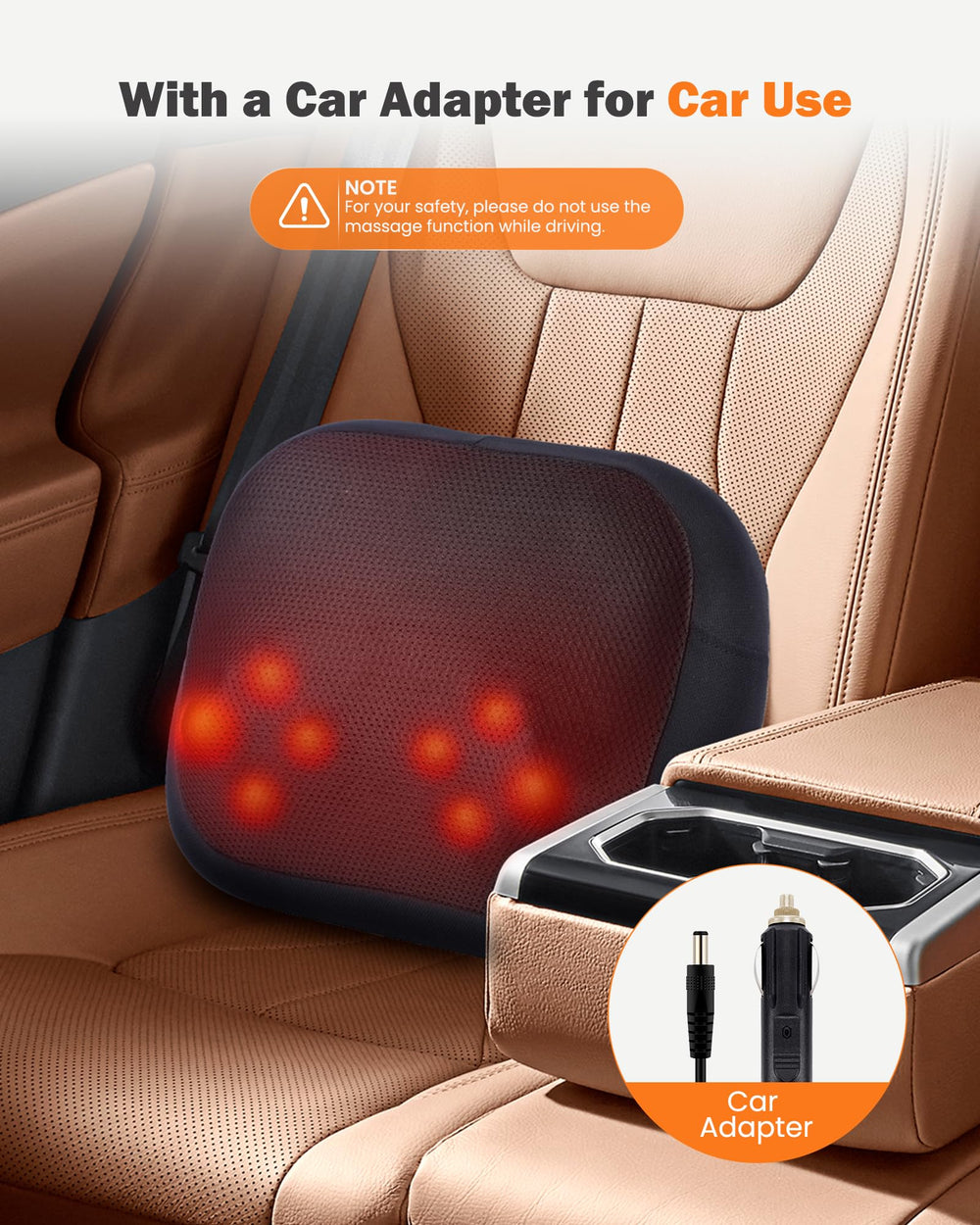 COPYJOY portable massager for travel delivers comforting heat anywhere.