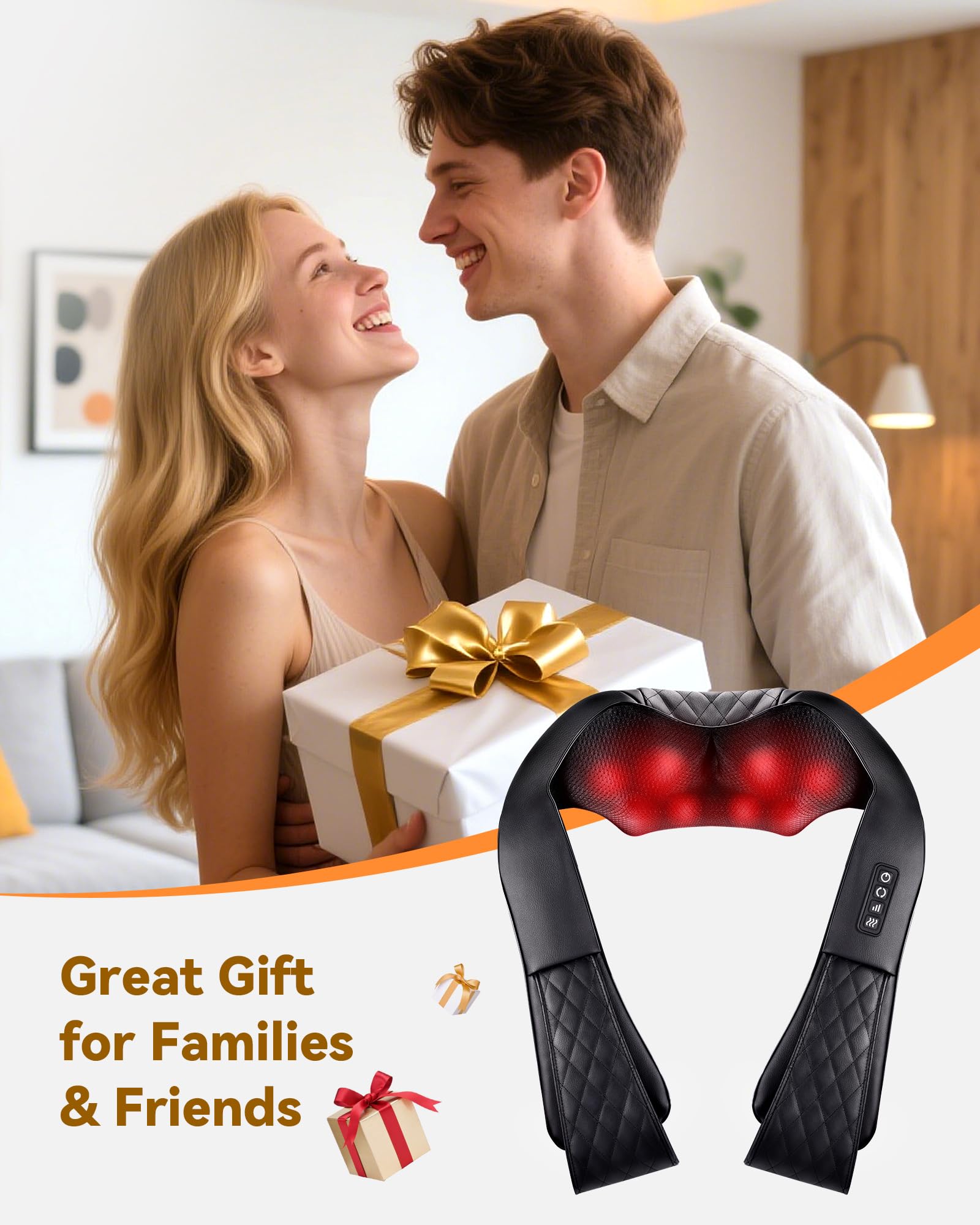 CopyJOY Shiatsu gift-ready packaging makes a thoughtful present for loved ones.