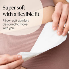 Cora dual-layer core offers fast absorption for dryness.