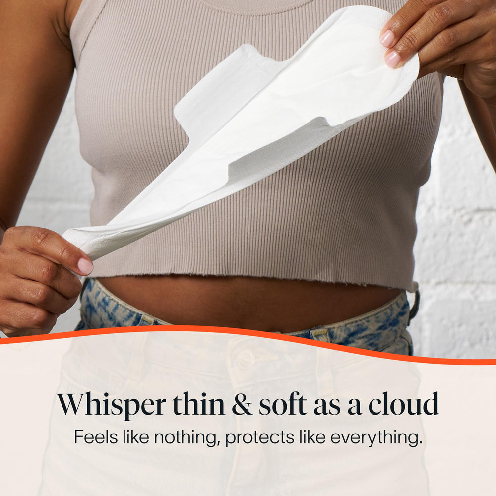 Cora Cloud-soft top layer provides quick wicking and comfort.
