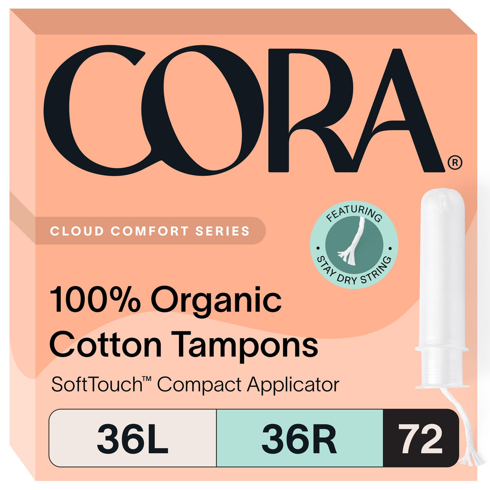 Cora tampons multipack new look packaging offers 72 tampons for ongoing period coverage