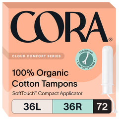Cora tampons multipack new look packaging offers 72 tampons for ongoing period coverage