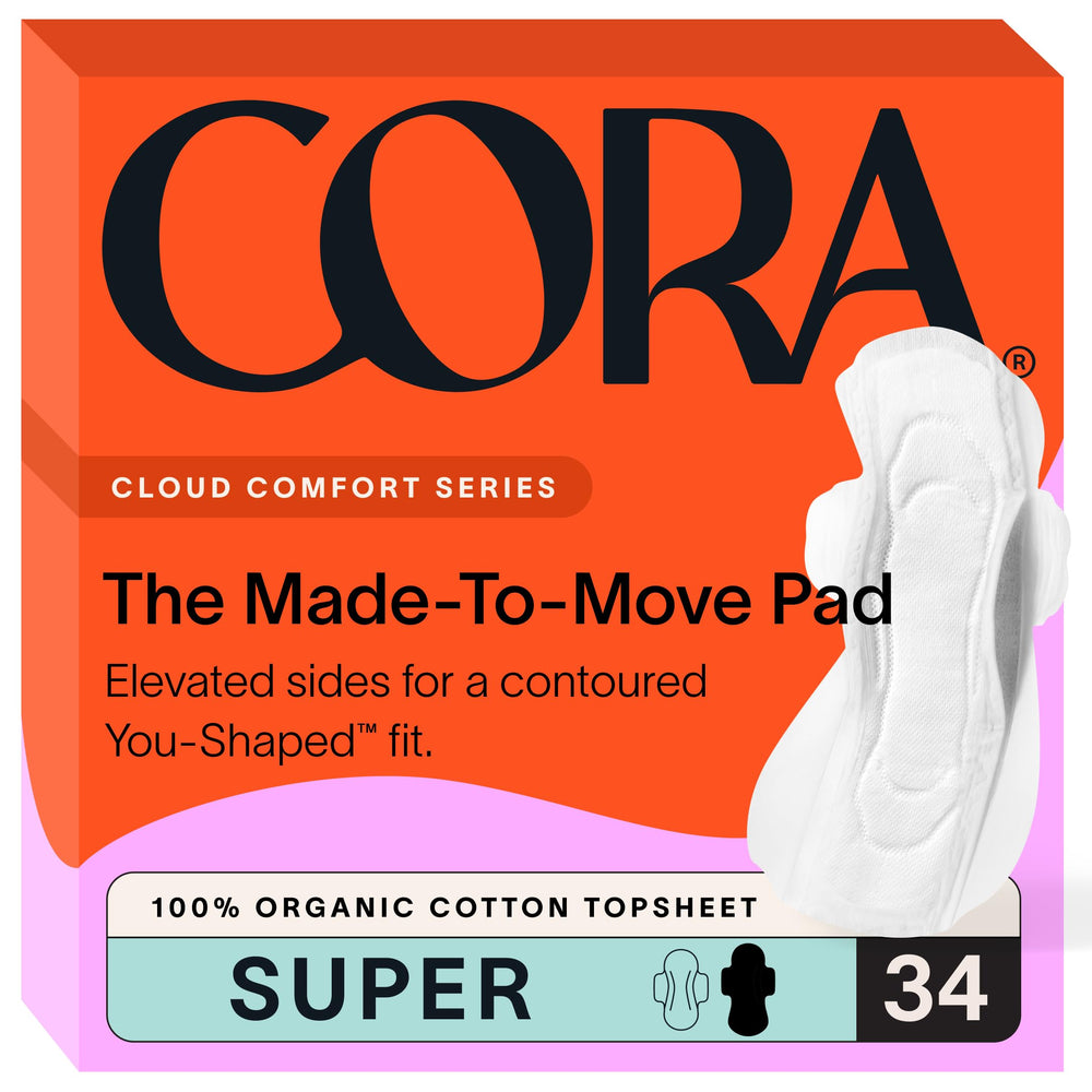 Cora Topsheet Pads contoured fit for secure daily wear