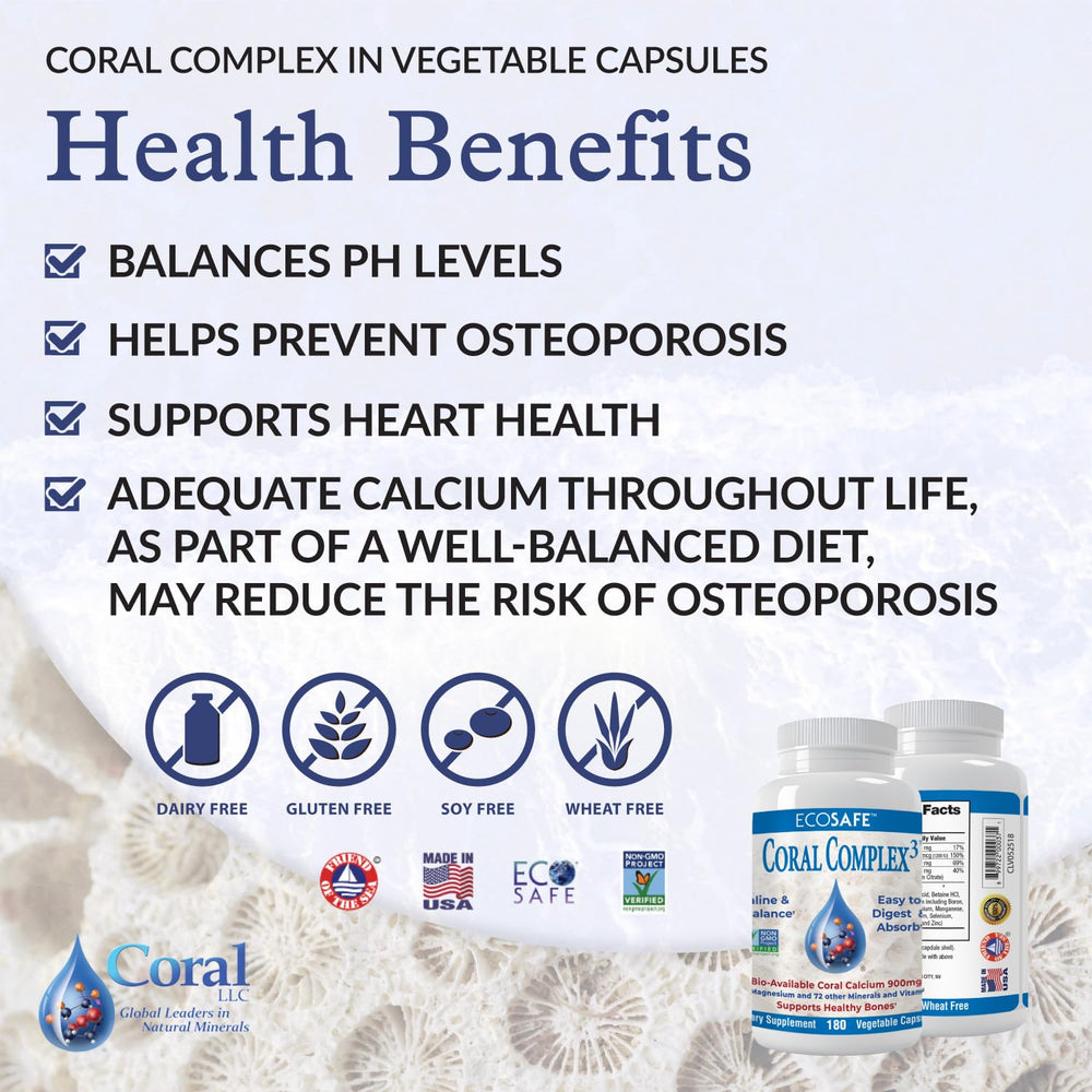 Capsules on a tray highlighting 900 mg calcium