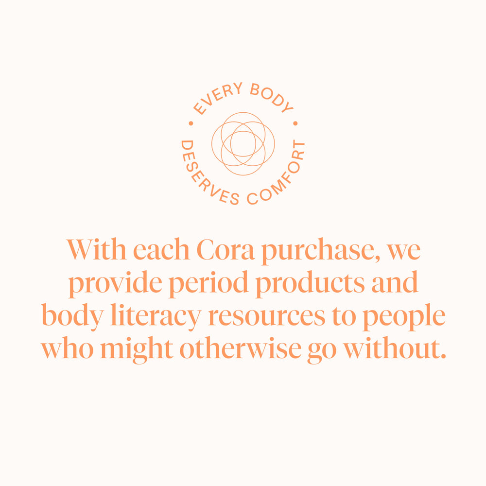 Cora organic cotton material emphasizes skin-friendly, natural daily wear.