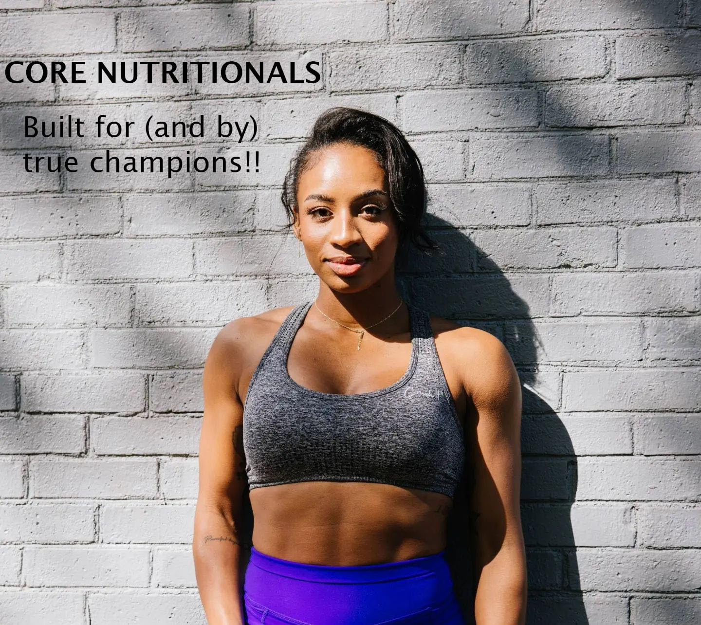 Core Nutritionals Creatine Monohydrate unflavored powder ready to blend into shakes