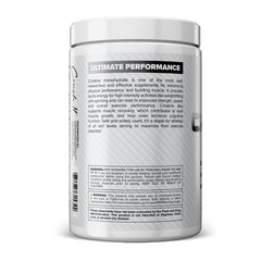 Core Nutritionals Creatine Monohydrate label highlighting 5 g per serving for performance