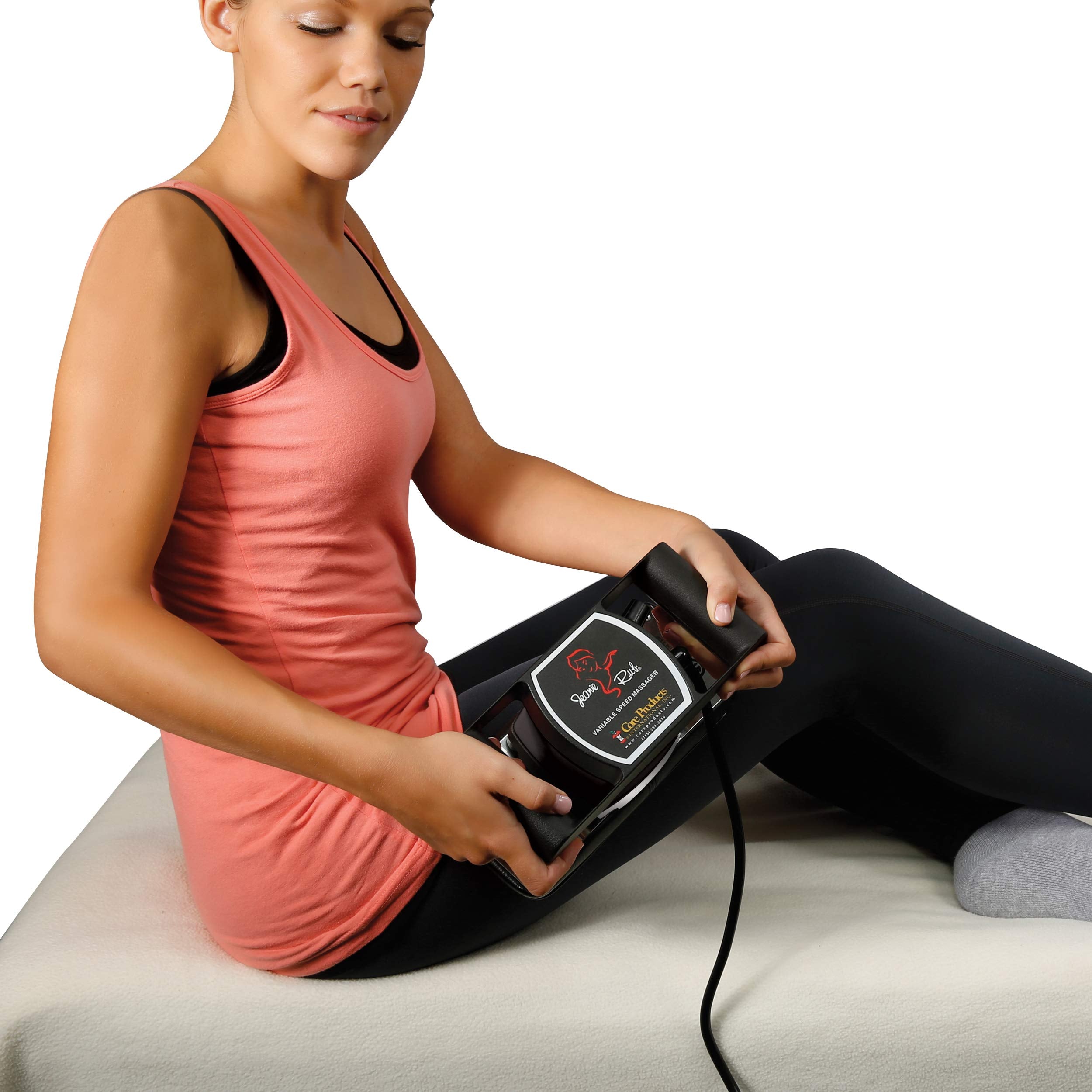 Jeanie Rub Massager fleece pad cover adds softer massage feel