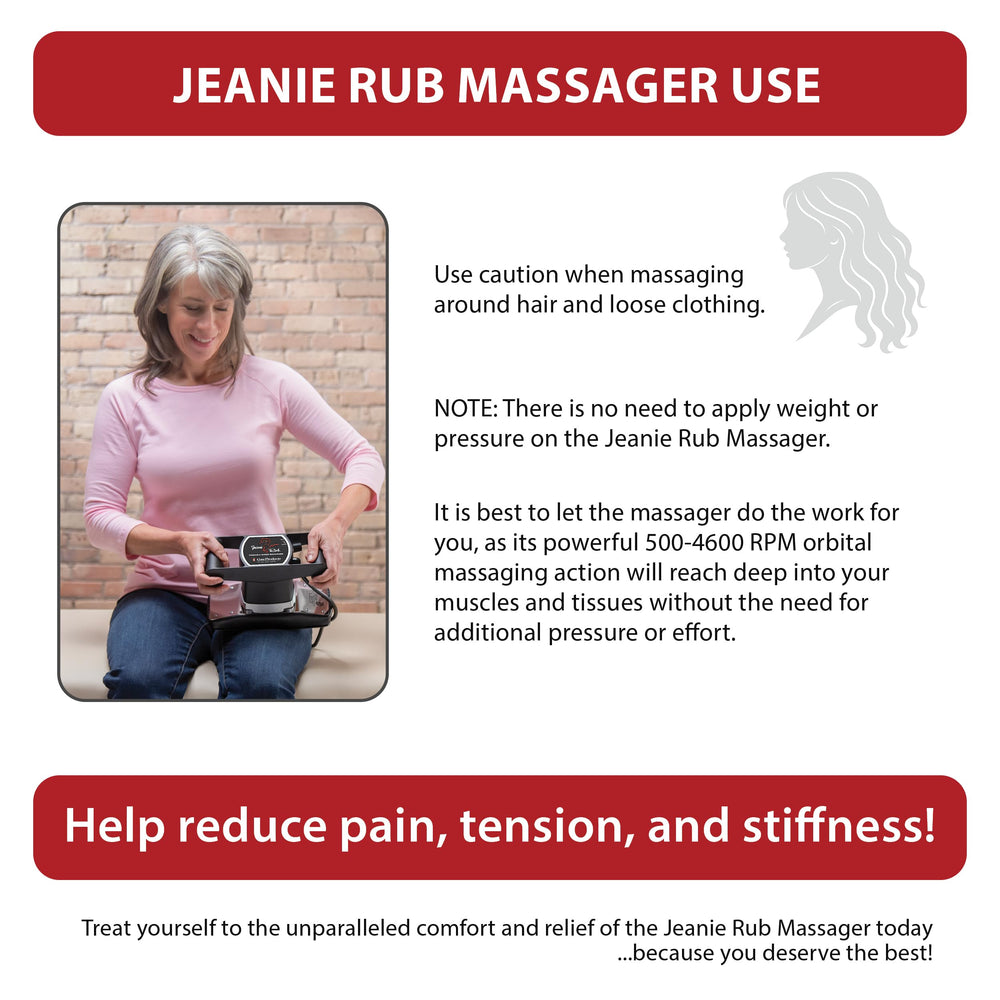 Core Products Jeanie Rub Massager heavy-duty cast aluminum construction.
