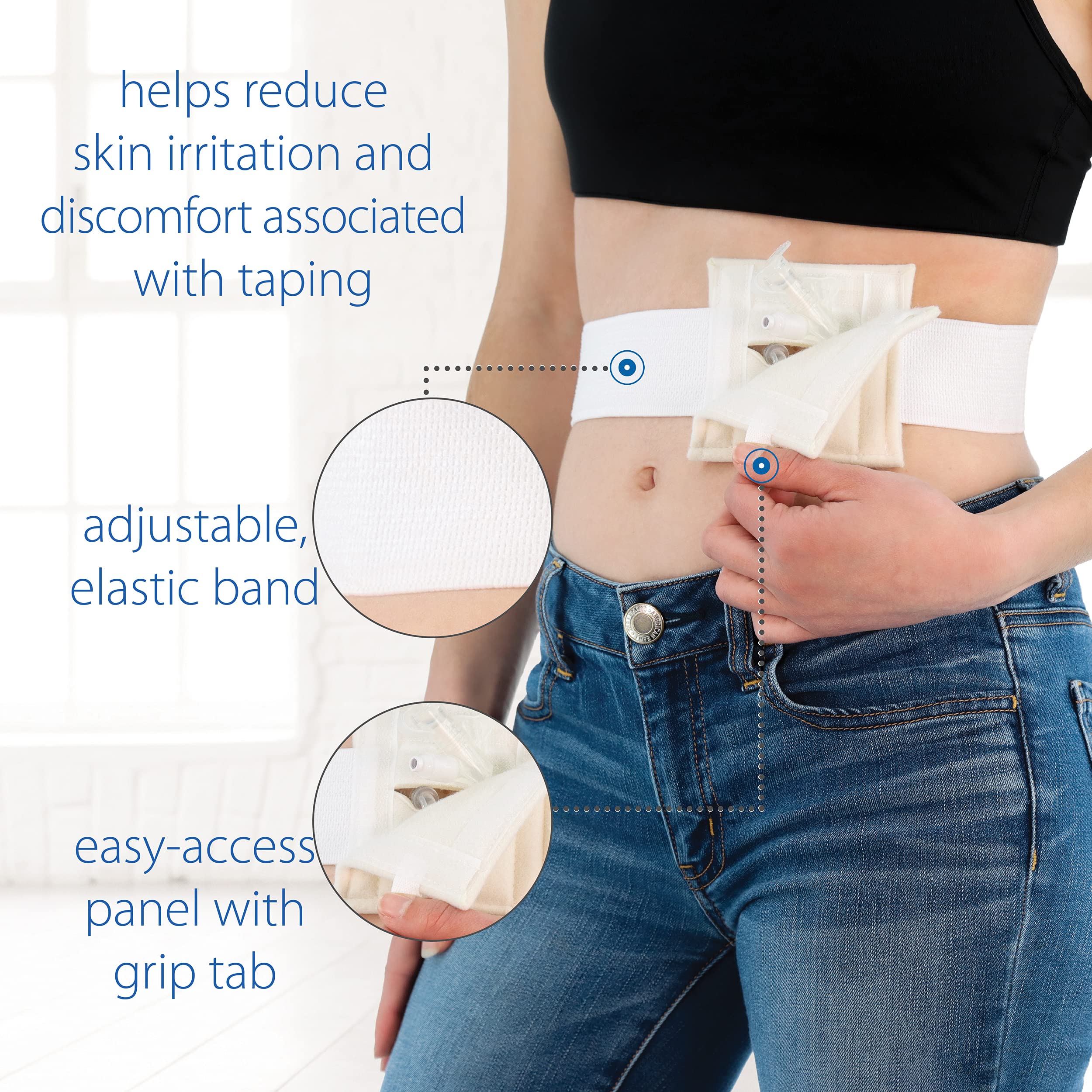 Core Products NelMed belt with adjustable waistband offers a comfortable fit.