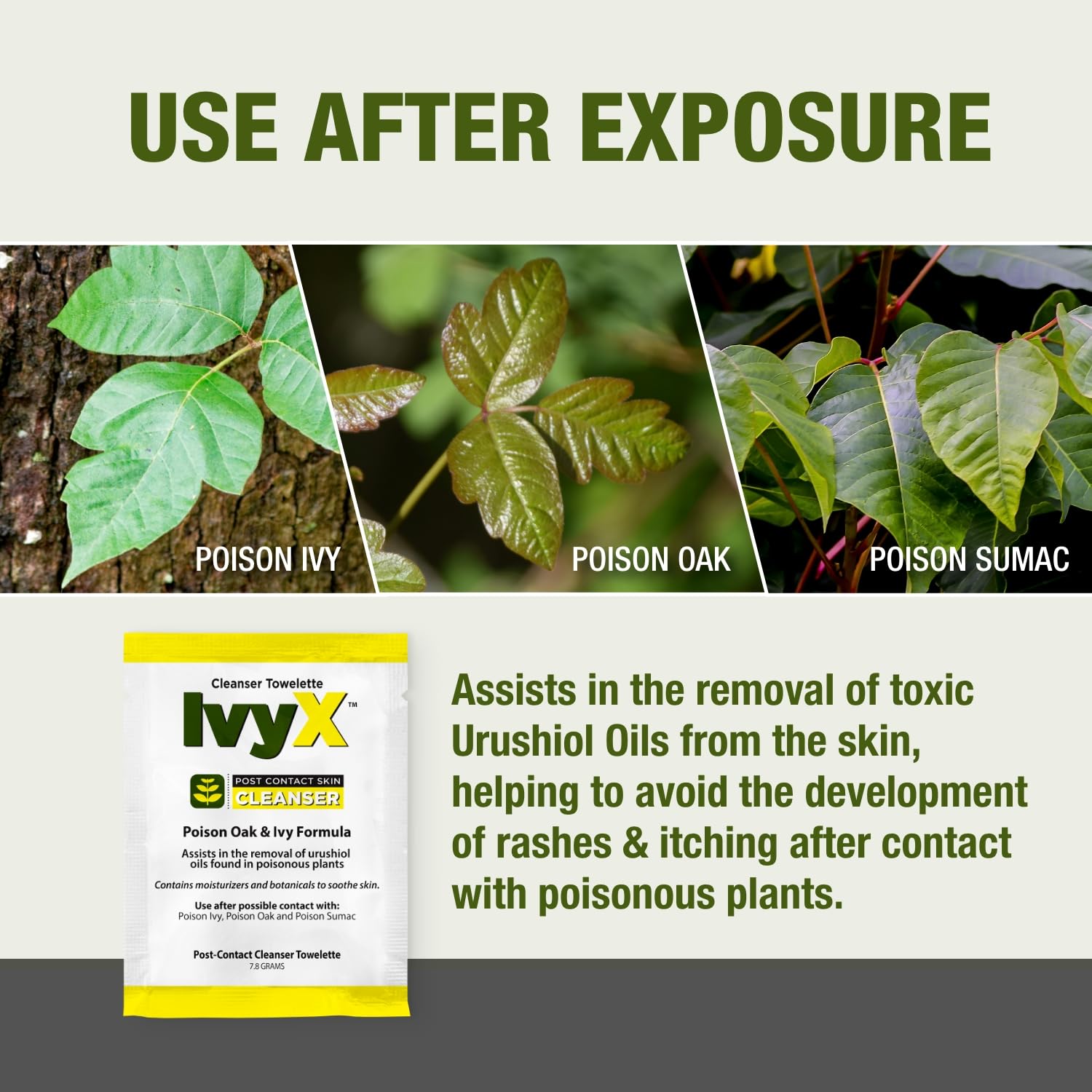 CoreTex Ivy X individually wrapped wipes for mess-free portability