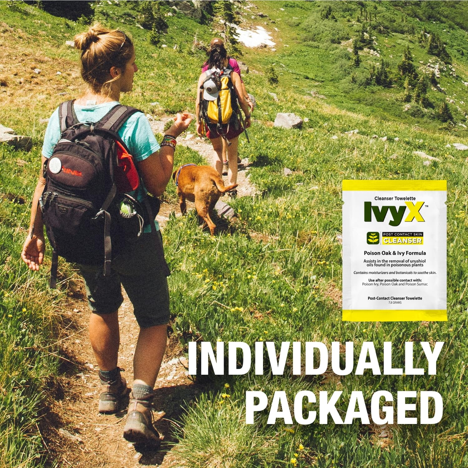 CoreTex Ivy X wipes ideal after outdoor activities like hiking