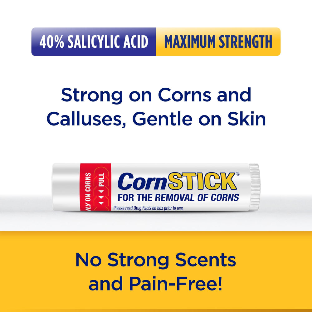 CornStick packaging box shows trusted, decades-long brand history