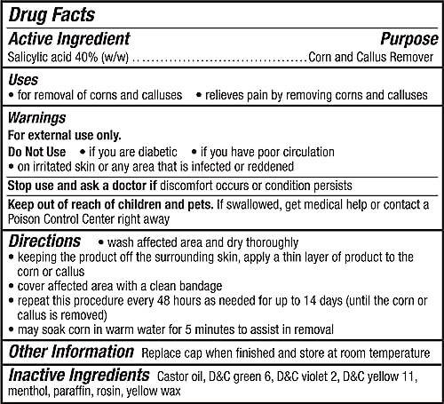 CornStick solid-stick application shows quick, mess-free treatment of toes