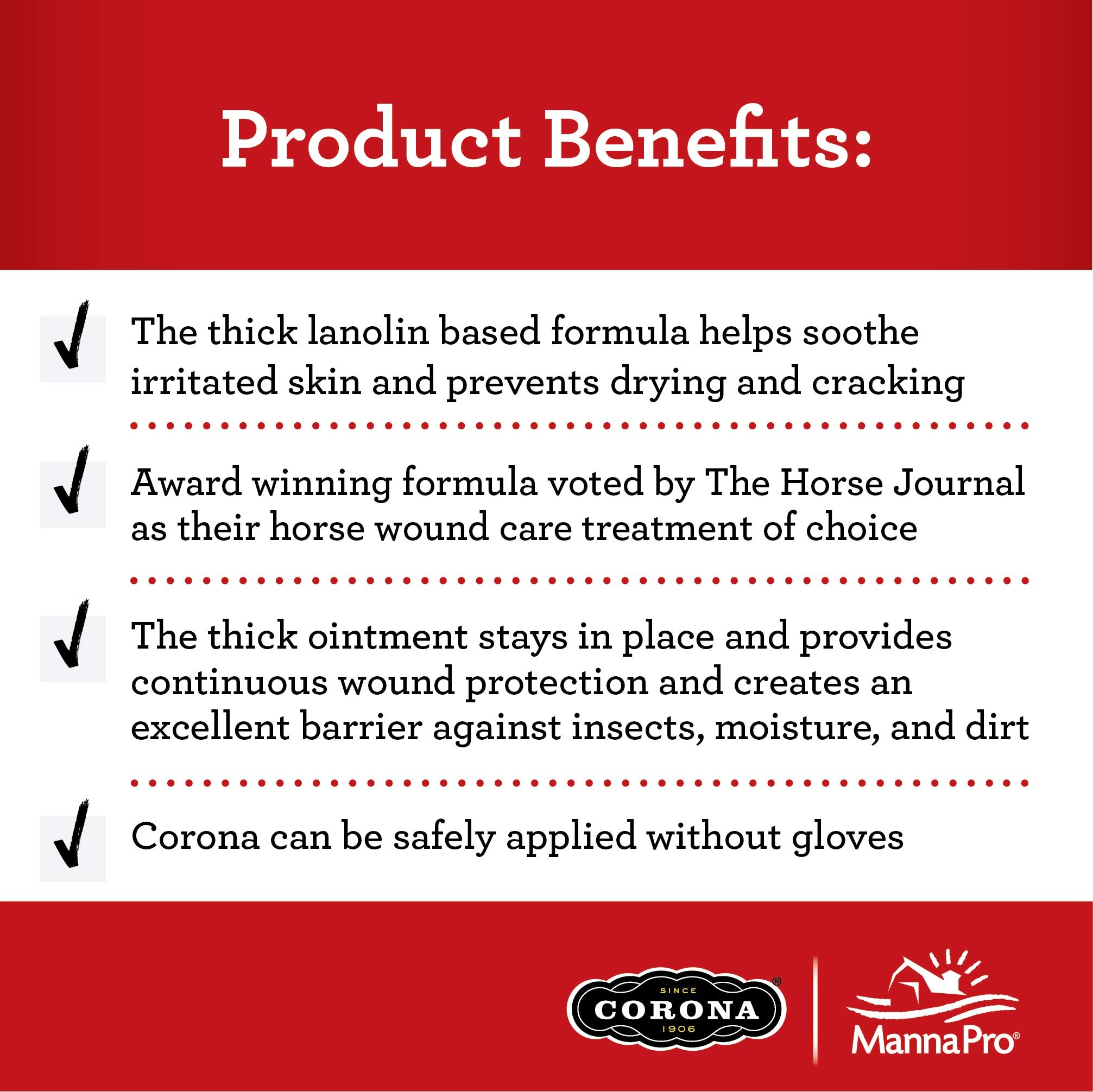 Corona Ointment texture close-up showing thick, soothing lanolin richness for irritated skin.