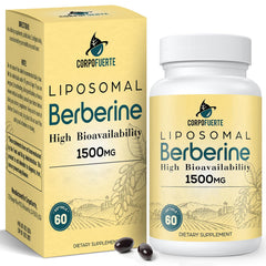 Corpofuerte Liposomal Berberine HCl bottle front signaling quality for daily wellness support
