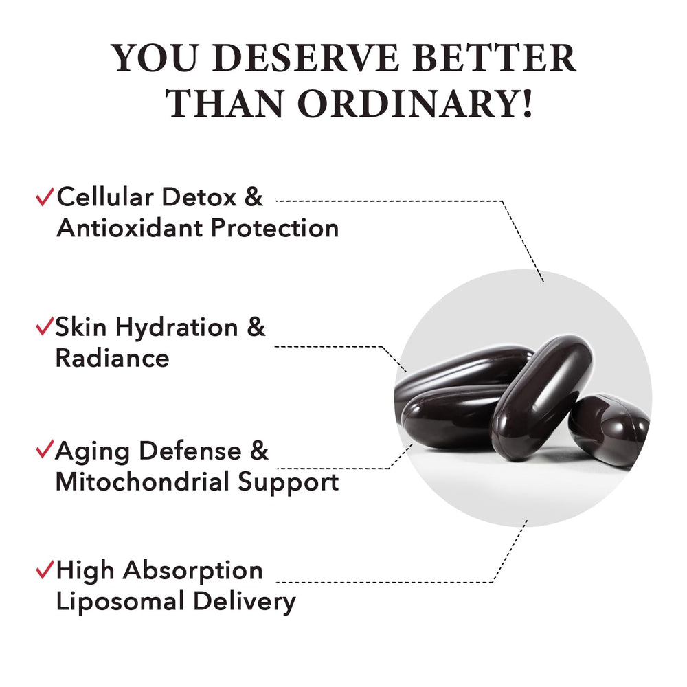 CORPORALIGHT liposomal blend with resveratrol, collagen, hyaluronic acid.