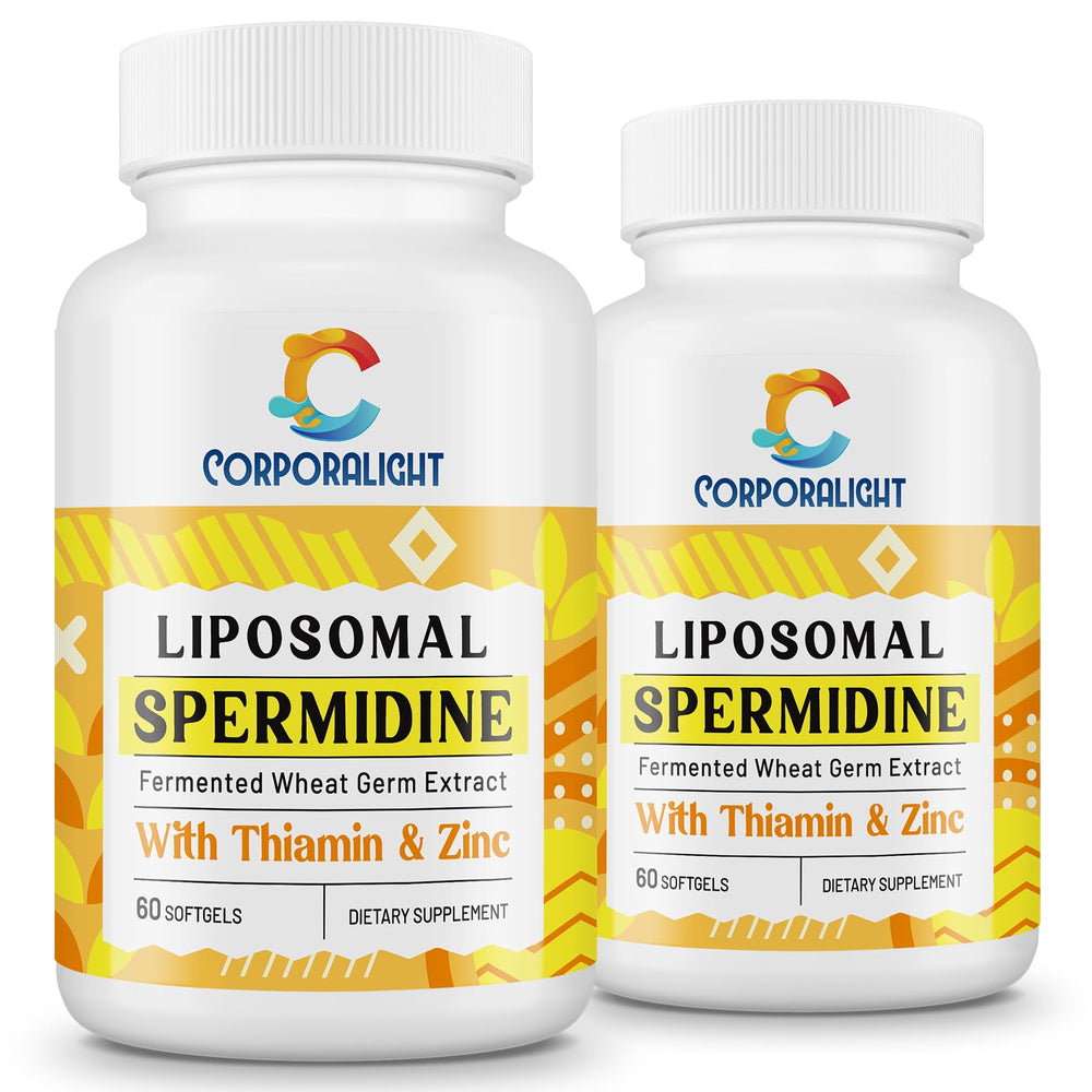 CORPORALIGHT 30mg spermidine softgel liposome delivery for enhanced cellular uptake
