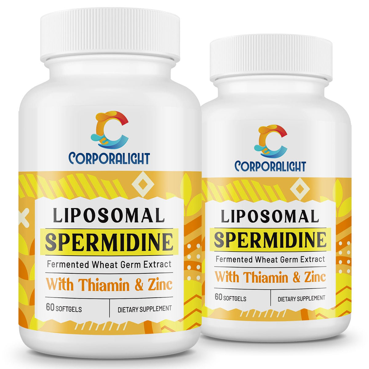 CORPORALIGHT 30mg spermidine softgel liposome delivery for enhanced cellular uptake