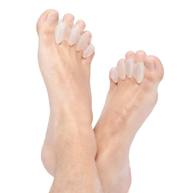Correct Toes foot health tool demonstrates toe strength and flexibility