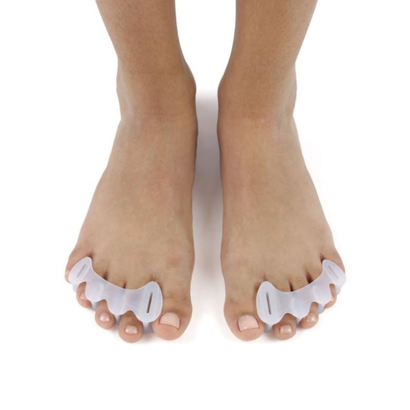 Correct Toes toe spacers illustrated for runners supporting natural foot movement