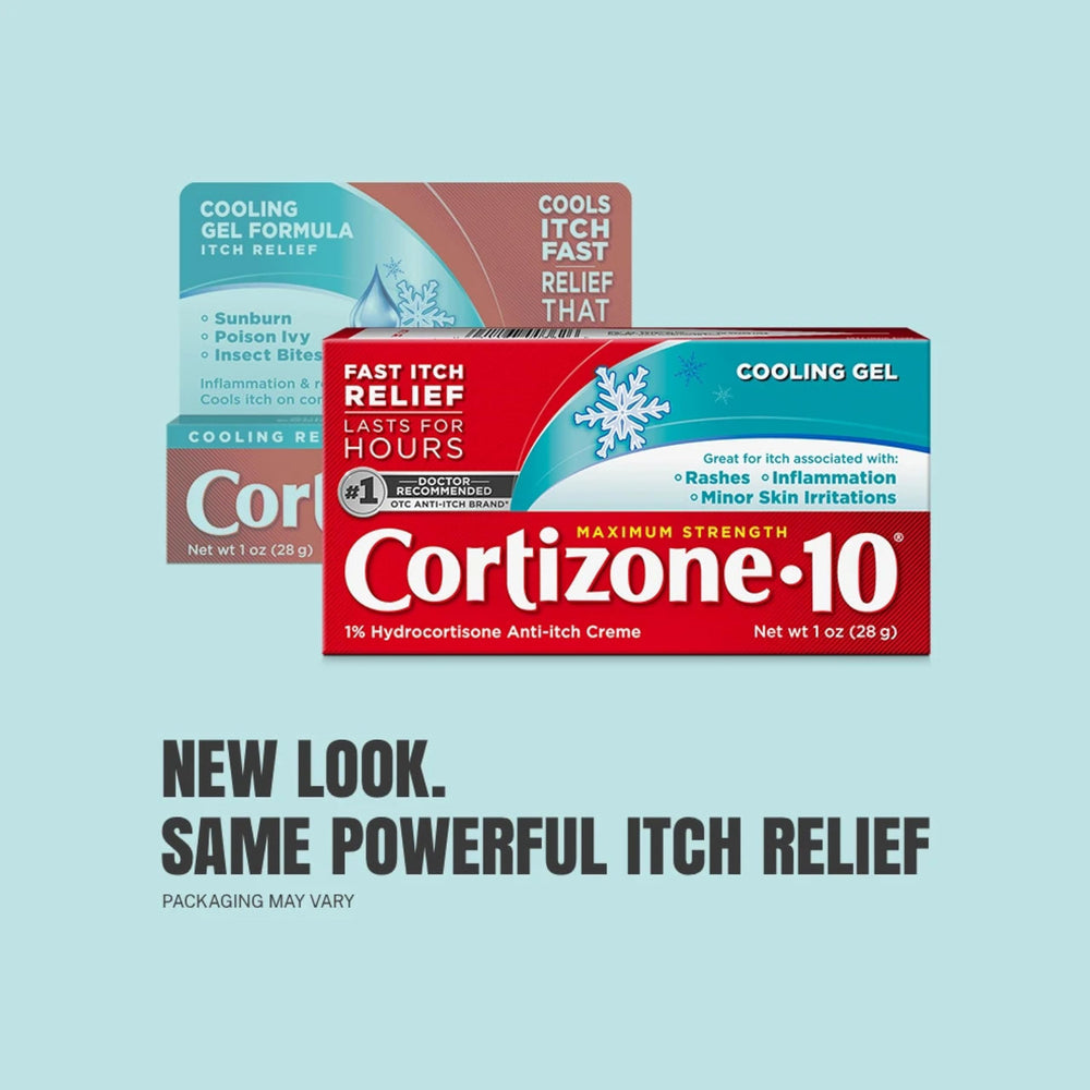 Cortizone-10 gel after outdoor activity provides itch relief.