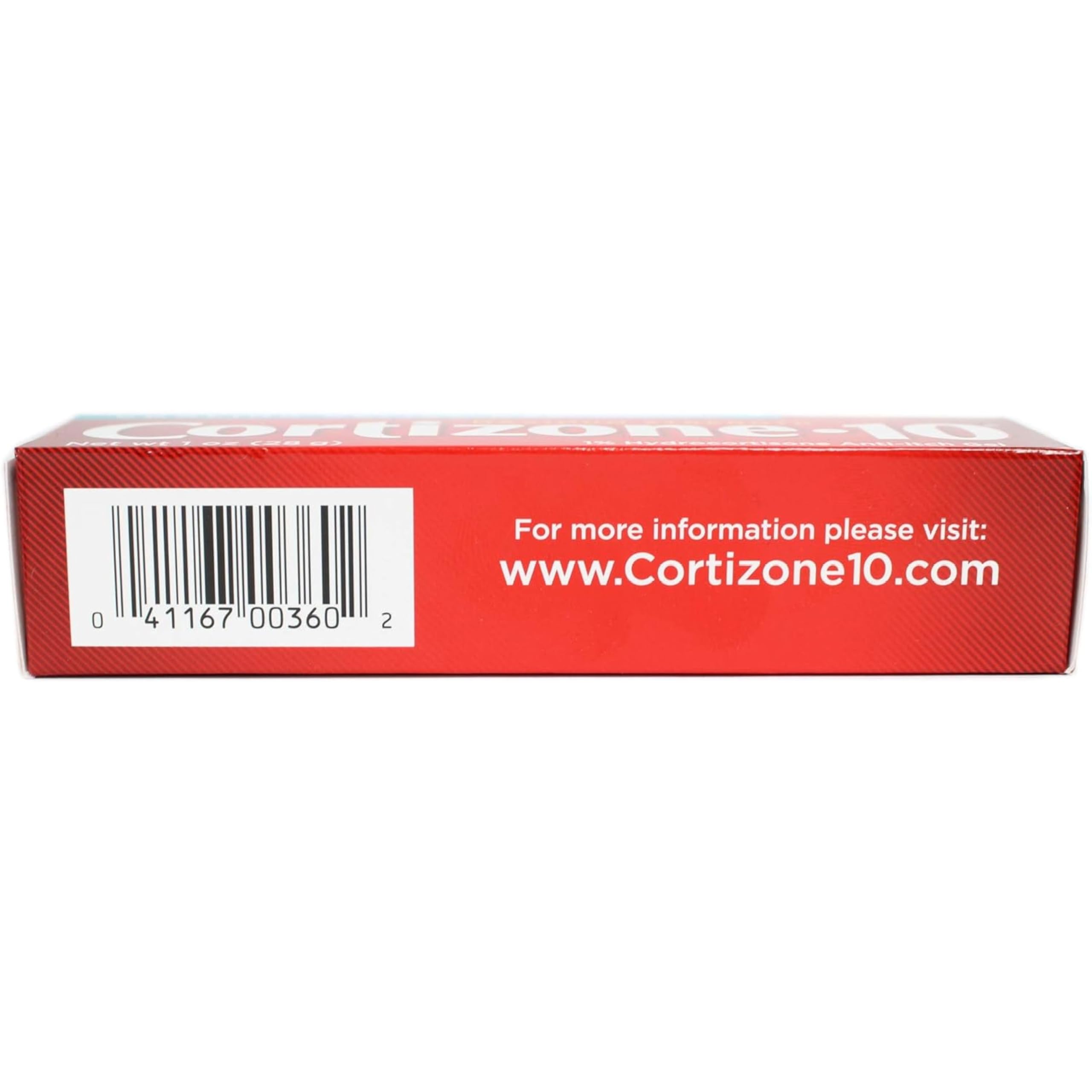 Cortizone-10 hypoallergenic formula label indicating sensitive-skin gentle care.