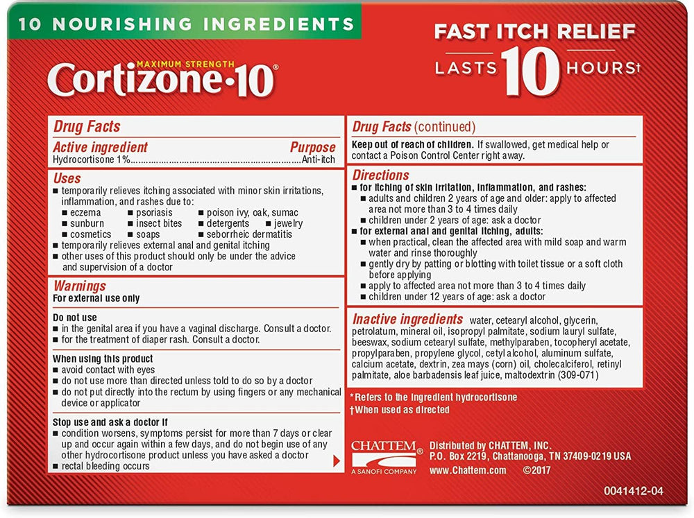 Two-pack Cortizone 10 Plus anti-itch creme on countertop for convenient use.