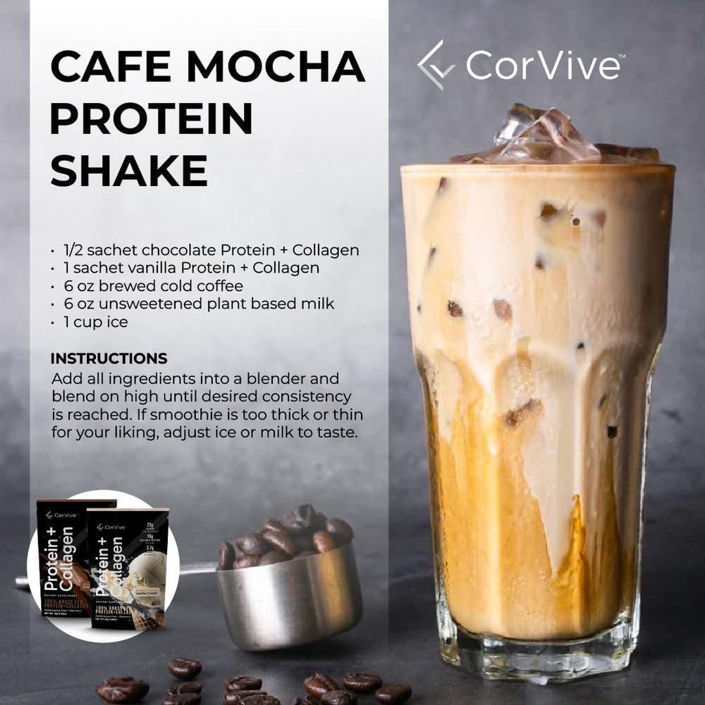 CorVive Protein Collagen ingredients list detail for clean protein.