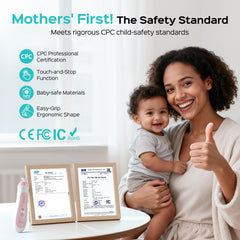 COSLUS baby nail file with 5 speeds adapts to each stage.