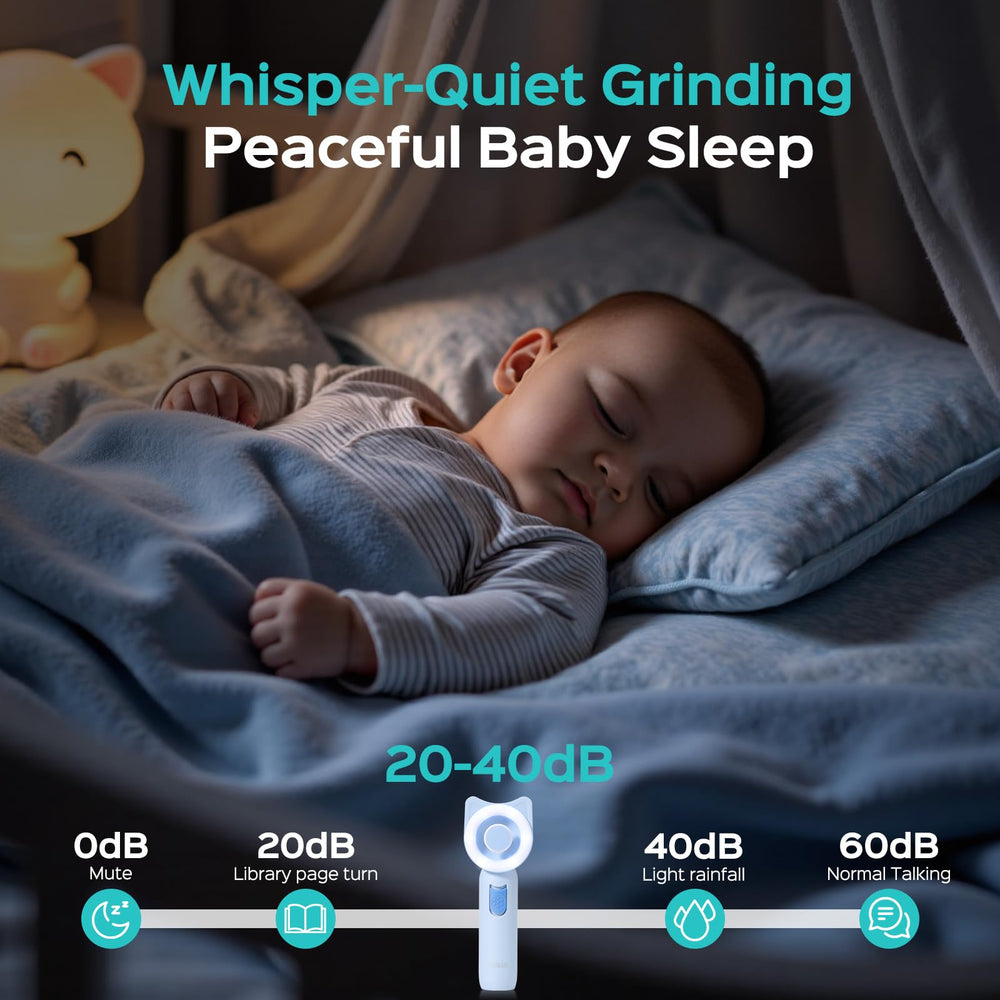 COSLUS quiet motor enables gentle trimming during naps