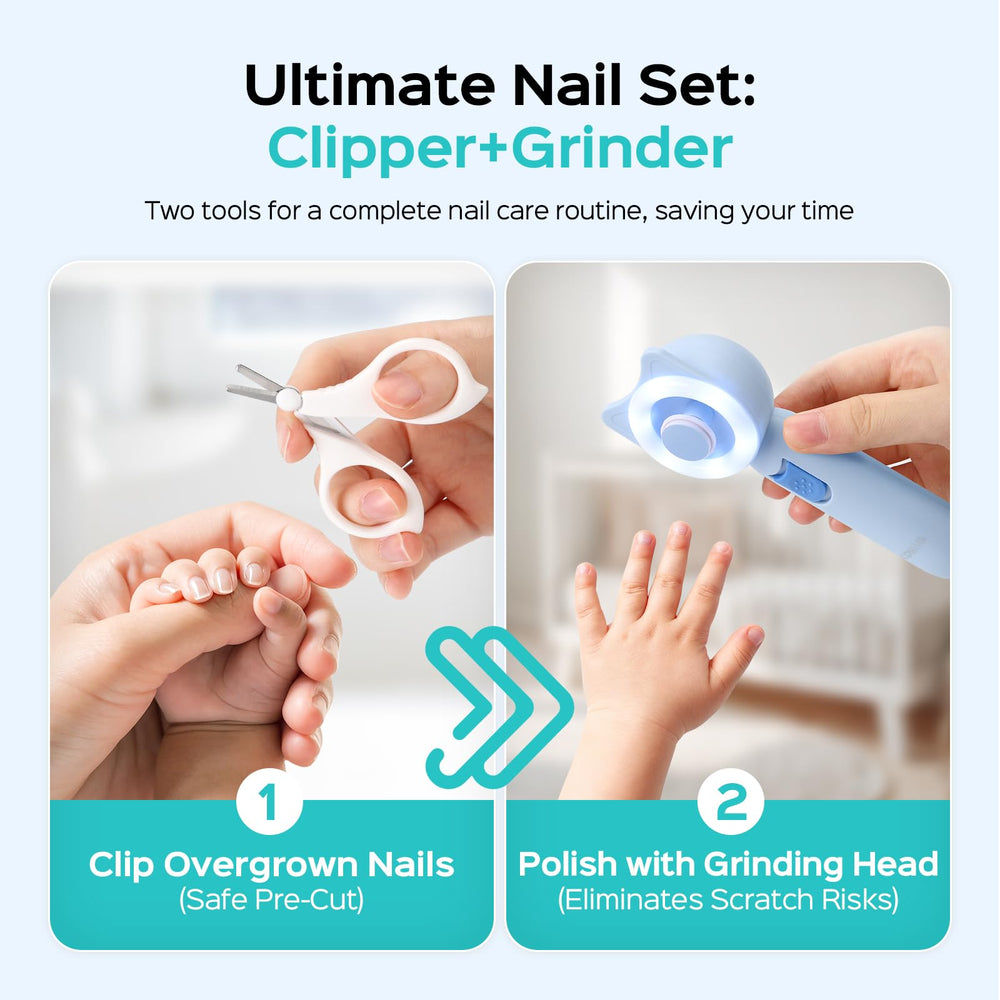 COSLUS ten trimmer pads for smooth, snag-free nails