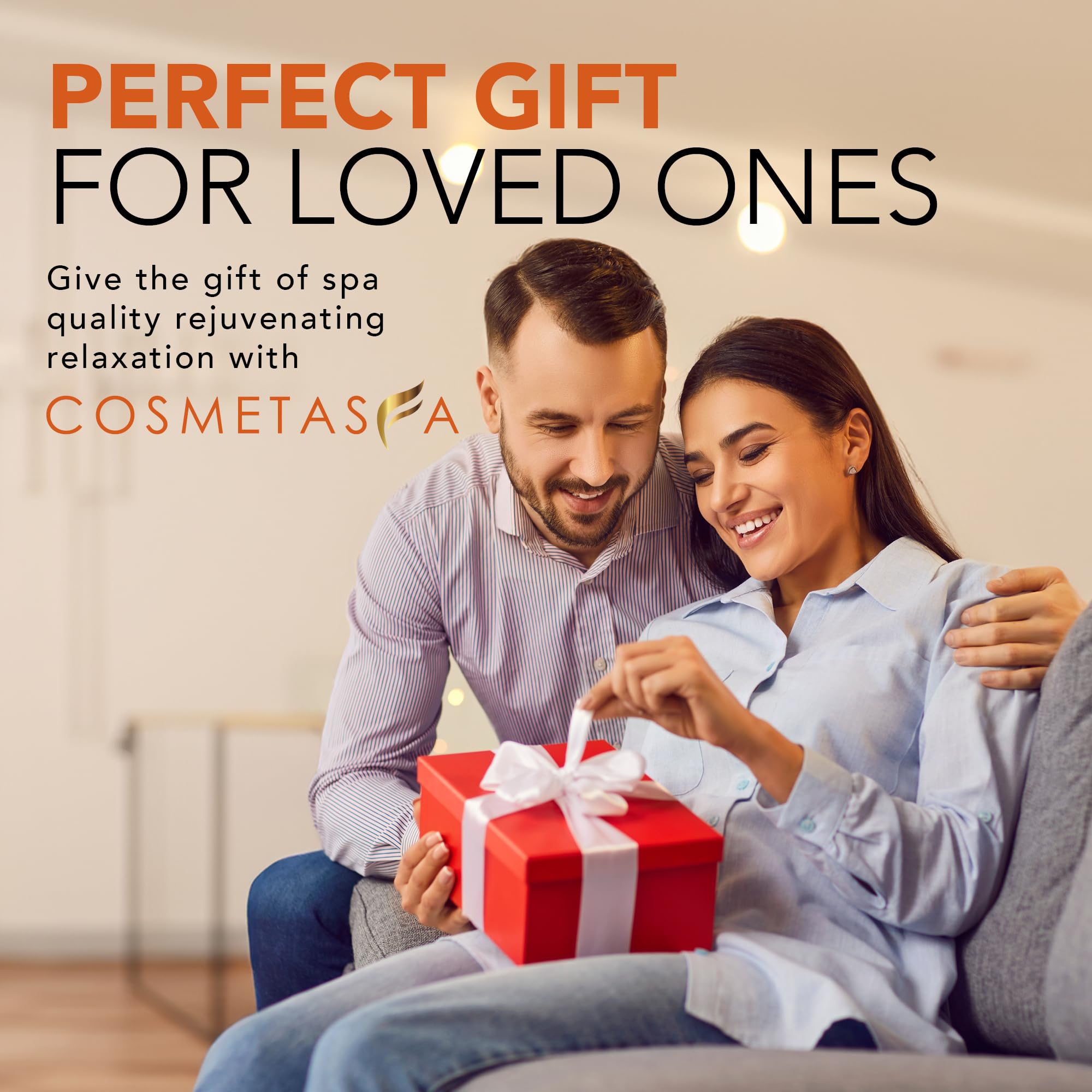 Cosmetasa Hot Cream at home spa session illustrating soothing warmth