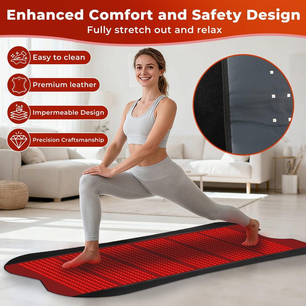 Cosnyu red light therapy blanket offers dual pulse for flexible sessions.