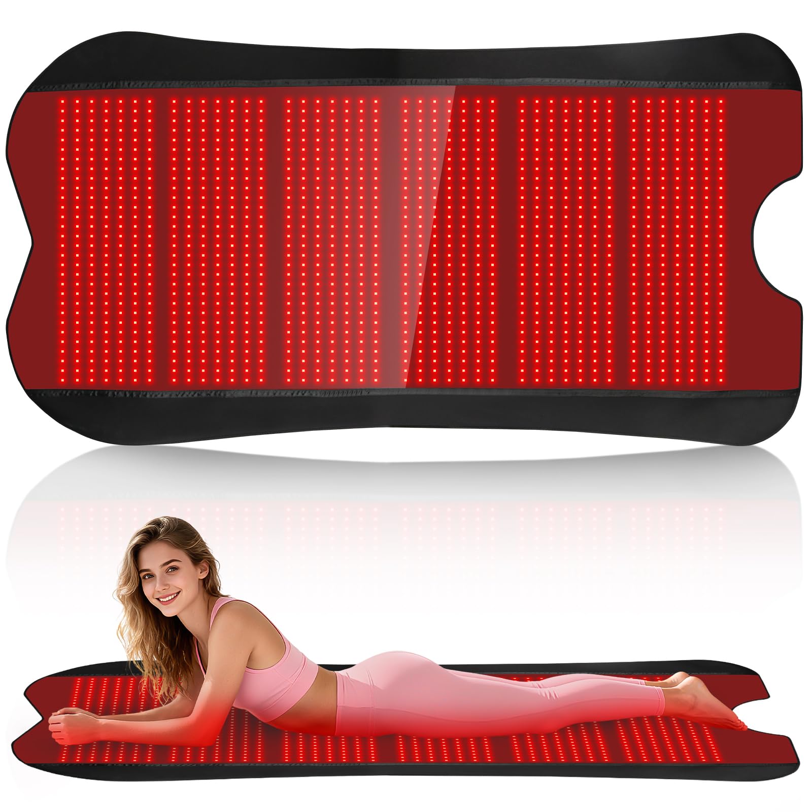 Cosnyu red light therapy blanket with large pad for full-body coverage and home use.