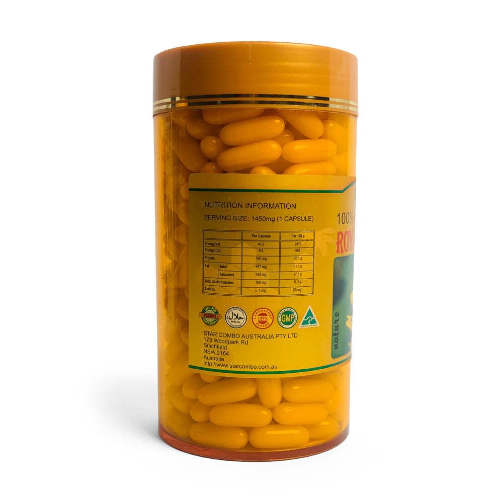 Costar Royal Jelly capsules in a 365-pack for consistent wellness.