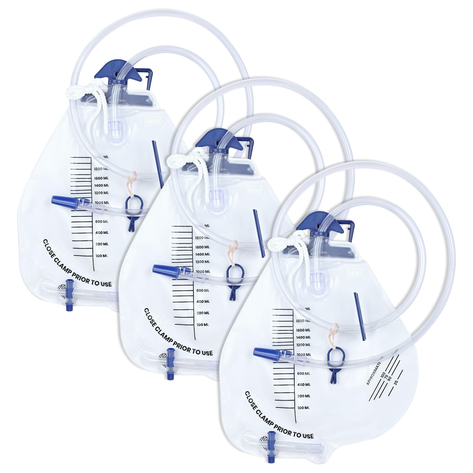 Cotchen 3-pack urinary bags for overnight bedside care