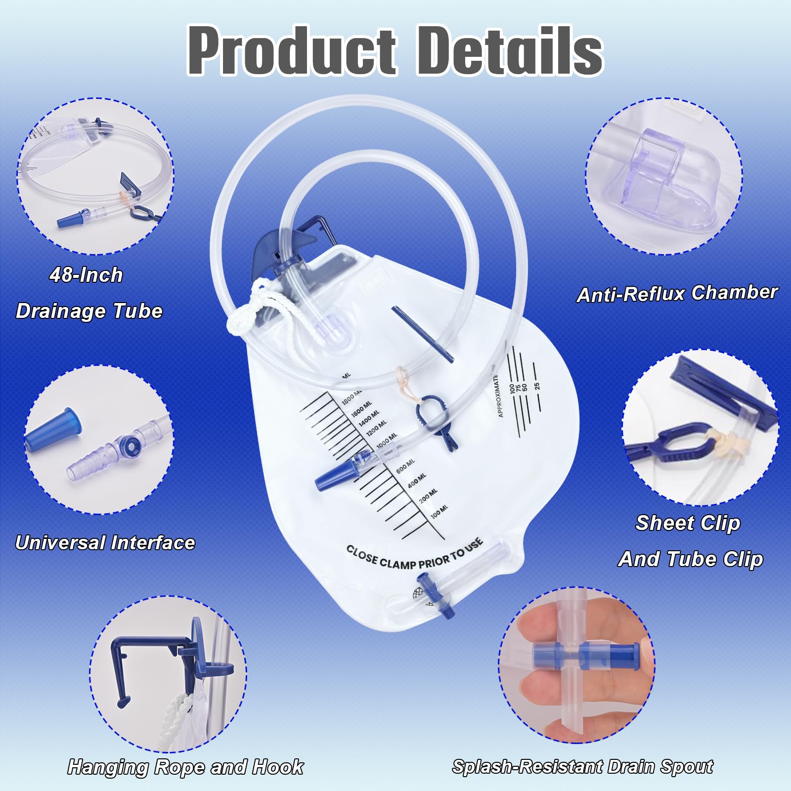 Cotchen anti-reflux valve prevents backflow in the drainage system