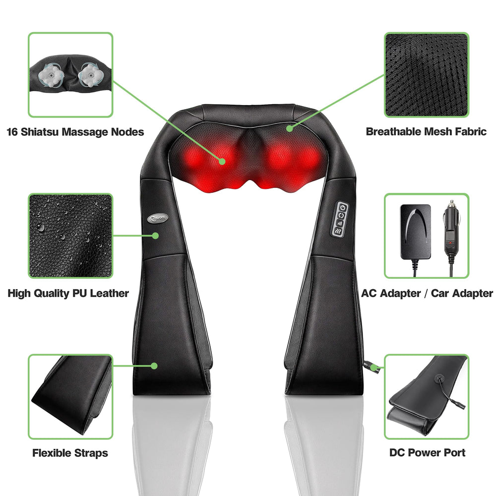 Cotsoco 3D kneading nodes target neck and back muscle knots