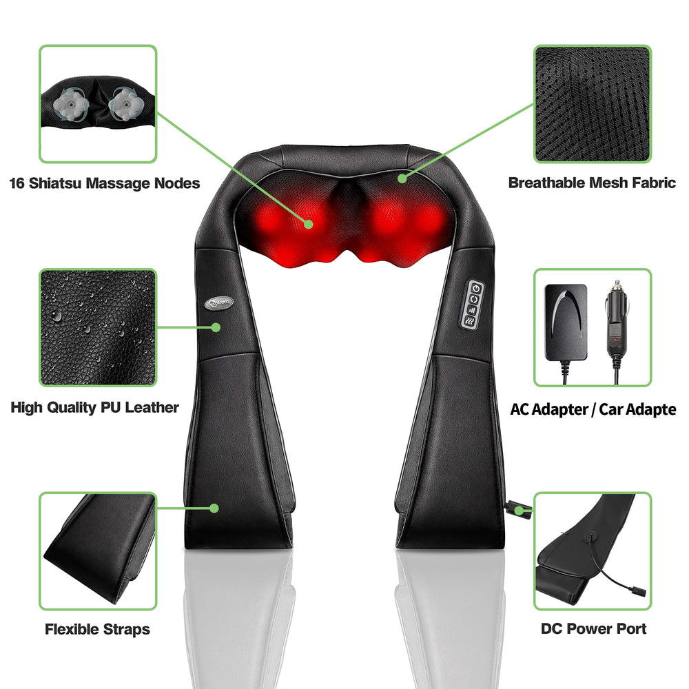Cotsoco 3D massage nodes rotating for deep kneading.