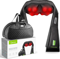 Cotsoco cordless Shiatsu neck massager for on-the-go relief.