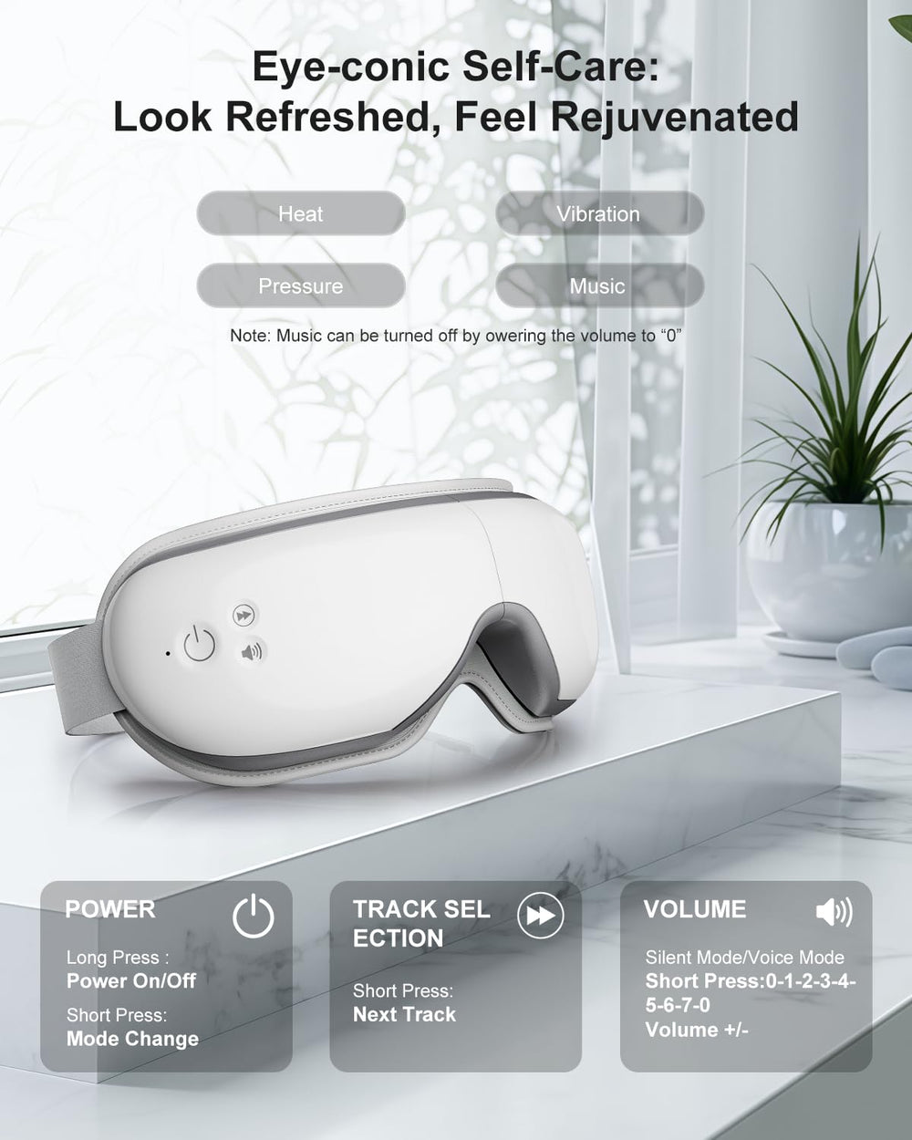 Cotsoco Eye Massager auto-shutoff adds safety after a 15-minute session