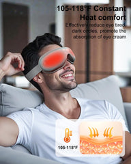 Cotsoco Eye Massager with Heat blue control panel for customization