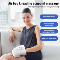 Cotsoco cordless hand massager shown for portable relief at home, office, or outdoors