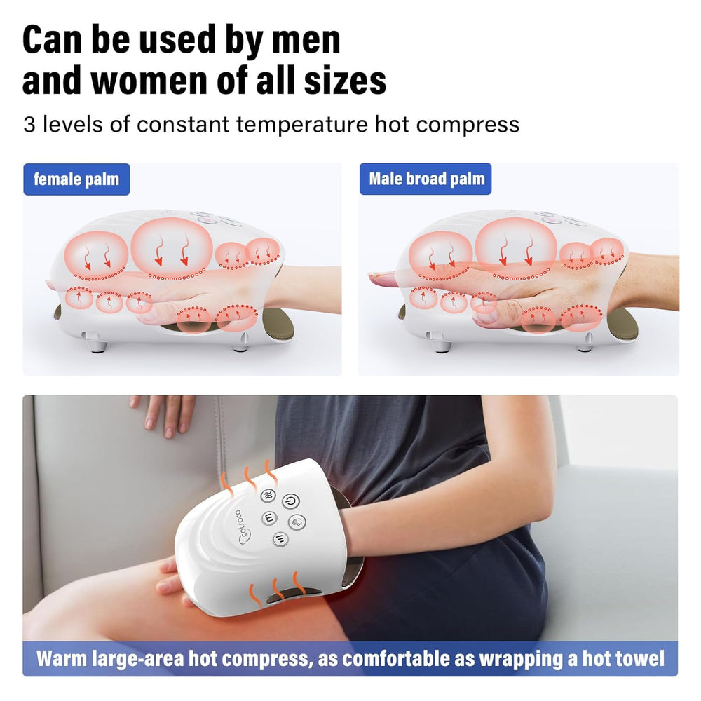 Cotsoco massager highlighting seven heads and 23 acupuncture points coverage