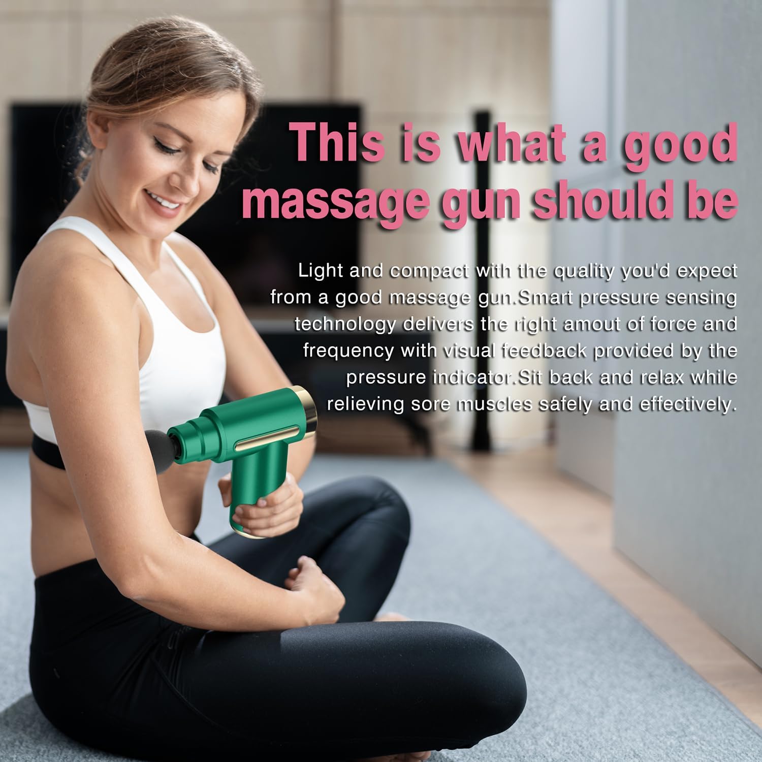Cotsoco device delivers up to 3200 percussion per minute for rapid massaging.
